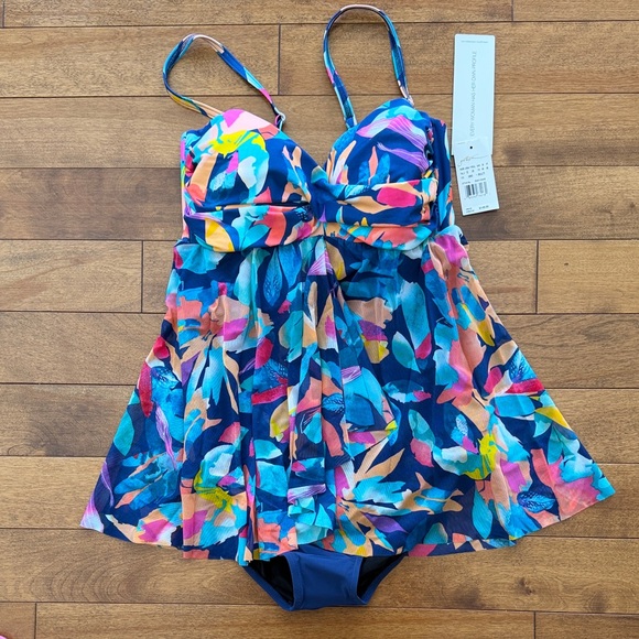 Gottex Multicolor Floral Swim Dress - Picture 3 of 7